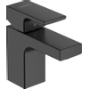 Hansgrohe Vernis Shape 1 greeps wastafelkraan - 70 zinc - zonder afvoer - mat zwart SW651593