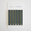 SAMPLE The Mosaic Factory Sevilla carreau de mosaïque 2x14,5x0,8cm pour mur kitkat finger Céramique Forest Green Vert SW862266