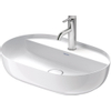 Duravit Luv Opzetwastafel - 60x40cm - met 1 kraangat - zonder overloop - glans wit SW227986