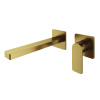 Hotbath Gal Afbouwdeel - voor inbouwwastafelmengkraan - PVD - geborsteld messing (goud) SW656153