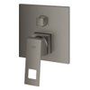 Grohe Eurocube Pièce d'habillage pour mitigeur encastré avec inverseur 3 voies Graphite dur brossé SW523639 Grohe Eurocube Pièce d'habillage pour mitigeur encastré avec inverseur 3 voies Graphite dur brossé SW523639