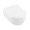 Villeroy en Boch Avento closetzitting slimseat met deksel met softclose en quick release met RVS scharnieren wit SW60338 Villeroy en Boch Avento closetzitting slimseat met deksel met softclose en quick release met RVS scharnieren wit SW60338