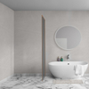 Aqua Vista Oria Cuadra zijwand - 100x200cm - voor douchecabine - 8mm - rookglas - geborsteld koper SW1436525