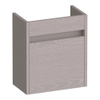 BRAUER Adore meuble lavabo - 40x45x22cm - avec 1 porte sans poignée ouvrant vers la droite Timber Greige SW1198178