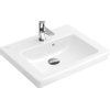Villeroy en Boch Subway 2.0 meubelfontein 50x40cm 1 kraangat met overloop ceramic+ wit 1024206 Villeroy en Boch Subway 2.0 meubelfontein 50x40cm 1 kraangat met overloop ceramic+ wit 1024206