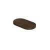 INK Play 3 tablette - 40x22x3.2cm - fixation invisible - arrondie à gauche et à droite - MDF Placage Chocolate SW439851