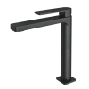 Hotbath Gal Verhoogde wastafelmengkraan - zonder waste - PVD - geborsteld gunmetal (antraciet) SW656107