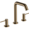 Hansgrohe Tecturis s Wastafelkraan - mengkraan - rond - 15.6cm uitloop - 3-gats - geborsteld brons SW918723