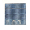 ÉCHANTILLON Terravito Sileno Pour carreau mural - 30x7.5cm - 8mm - nervure - Bleu SW1221431