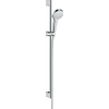 Hansgrohe Croma Select S Multi ensemble barre coulissante avec douchette Croma Select S Multi EcoSmart 90cm avec flexible Isiflex`B 160cm blanc/chrome 0605302