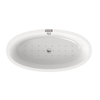 Xenz Système d'air intégré dans une baignoire autoportante parties visibles en chrome SW382546