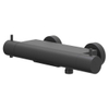 IVY Bond Mitigeur de bain thermostatique apparent - Cooltouch - bec cascade - Noir mat PED SW1031129