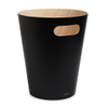 Poubelle Umbra Woodrow - 23x23x28cm - 7,5 litres - noir/naturel SW539536