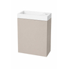 Nemo Durma Fonteinkastset - 40x20x50cm - 1 deur - links - 1 kraangat - rechts - Taupe SW1580344