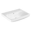 Grohe Euro Ceramic Wastafel - vrijhangend - 60x 47cm - zonder kraangat - met overloop - exclusief wandbevestiging - alpine wit SW1234863