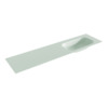 Mondiaz BIG small Greey solid surface inbouw wastafel 180cm rechts SW432747 Mondiaz BIG small Greey solid surface inbouw wastafel 180cm rechts SW432747