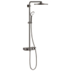 Grohe Euphoria SmartControl Regendoucheset Opbouw - hoofddouche 31cm - hannddouche rond - hard graphite (antraciet) SW484604
