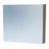 Saniclass Dual spiegelkast 80x70x15 indirecte LED verlichting 2 deuren legno viola SW242126 Saniclass Dual spiegelkast 80x70x15 indirecte LED verlichting 2 deuren legno viola SW242126