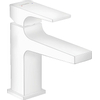 Hansgrohe Metropol toiletkraan 100 met push open waste met voorsprong vaste uitloop 12.7cm mat wit SW297553