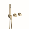Crosswater MPRO Module Douchekraan - 2 functies - geborsteld messing (goud) SW876274