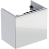 Geberit Acanto Meuble sous-vasque compact avec 1 tiroir 59.5x53.5x41.6cm avec poignée et siphon blanc SW417591