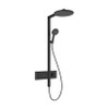 Hansgrohe Raindance alive S - showerpipe - 300 - 2jet - ecosmart - thermostaat - mat zwart SW1388110