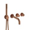 Crosswater MODULE MPRO Badkraan - 2 functies - met handdoucheset - geborsteld brons SW1176820