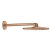 Grohe Rainshower SmartActive 310 Hoofddouche - 31cm - 2 straalsoorten - wandarm 43cm - brushed warm sunset (koper) SW532586