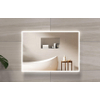 H&R Badmeubelen Mikado spiegel – 100x70 cm – indirecte LED rondom – spiegelverwarming – Zilver SW997262
