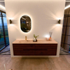 Mondiaz CIRO-DLUX Badkamermeubelset - 170x45x50cm - Solid surface wastafel Arena - 1 wasbak Links - 1 kraangat - 4 lades - Ruby SW1531725