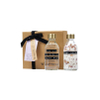 Wellmark Giftbox badzout & badzeep - 2x200ml - transparant/messing - tekst: MOMENT OF REST SW798059