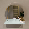 Mondiaz SPOT miroir – Ø 30 cm – avec tablette – Greey (vert clair/gris) SW1235531