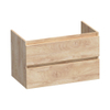 Brauer Core Series badkamermeubel - 80x45x50cm - zonder wastafel - forest wheat SW1601156