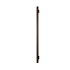 Hotbath &MORE Handdoekradiator - 5x115cm - rond - met geintergreerde schakelaar - verticaal - tuscan bronze (brons) SW1245718