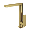 Hotbath Gal Wastafelmengkraan Draaibare uitloop - PVD - geborsteld messing (goud) SW656128