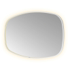 Hotbath &MORE Spiegel in aluminium frame / contour - 80x120cm - inclusief direct & indirect LED - spiegelverwarming - color changing - dimbaar - dottless - met afstandsbediening - mat wit SW1246894