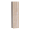 BRAUER Solution Badkamerkast - 160x35x35cm - 2 links- rechtsdraaiende deuren - hout - white oak SW392918