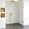 Saniclass Create Nisdeur 2-delig 165x200cm profielloos met antikalk en 8mm veiligheidsglas Goud geborsteld SW638605 Saniclass Create Nisdeur 2-delig 165x200cm profielloos met antikalk en 8mm veiligheidsglas Goud geborsteld SW638605