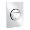 Grohe Nova cosmopolitan 2-knops S-size bedieningsplaat mat chroom SW107650 Grohe Nova cosmopolitan 2-knops S-size bedieningsplaat mat chroom SW107650