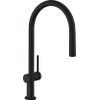 Hansgrohe Talis M54 Mitigeur de cuisine - douchette extractible 1 type de jet - noir mat SW528857