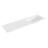 Mondiaz BIG small Talc solid surface inbouw wastafel 160cm rechts SW424961 Mondiaz BIG small Talc solid surface inbouw wastafel 160cm rechts SW424961