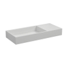 Clou Mini Wash Me lave-mains 56x24cm droite en pierre minérale Blanc SW9379