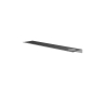 Hotbath &MORE Planchet - 60cm - inclusief bevestigings rails - 1 uitsparing - voor zeepdispenser of beker - Geborsteld gunal - PVD - (antraciet) SW1245936