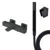 Adema Alcedo Mitigeur baingnoire thermostatique carré avec douchette et flexible conique Noir mat SW444783 Adema Alcedo Mitigeur baingnoire thermostatique carré avec douchette et flexible conique Noir mat SW444783