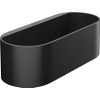 Hansgrohe Wallstoris Opbergbakje - 25x7x10cm - mat zwart SW651135