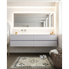 MONDIAZ VICA 200cm badmeubel cale 4 lades wastafel moon links zonder kraangat SW410558 MONDIAZ VICA 200cm badmeubel cale 4 lades wastafel moon links zonder kraangat SW410558