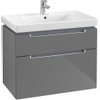 Villeroy & boch Subway 2.0 wastafelonderkast 78.7x59x44.9cm Glossy grey SW118750 Villeroy & boch Subway 2.0 wastafelonderkast 78.7x59x44.9cm Glossy grey SW118750