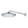 Grohe Tempesta 250 Hoofddouche - 25cm - 1 straalsoort - wandarm 38cm - chroom/ - wit SW490427