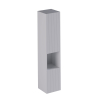 Thebalux Modena Colonne haute - 36x35x165cm - ouverture à droite - 2 portes - push open - Ibiza White SW1239554