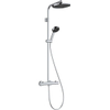 Hansgrohe Activera S Showerpipe 240 - 1jet - EcoSmart avec Ecostat Fine Varia - chrome SW1388145